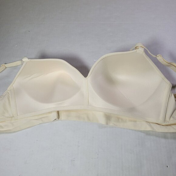 Truekind Beige Supportive Comfort Wireless Shaping Bra #10210 Size M - Picture 3 of 4